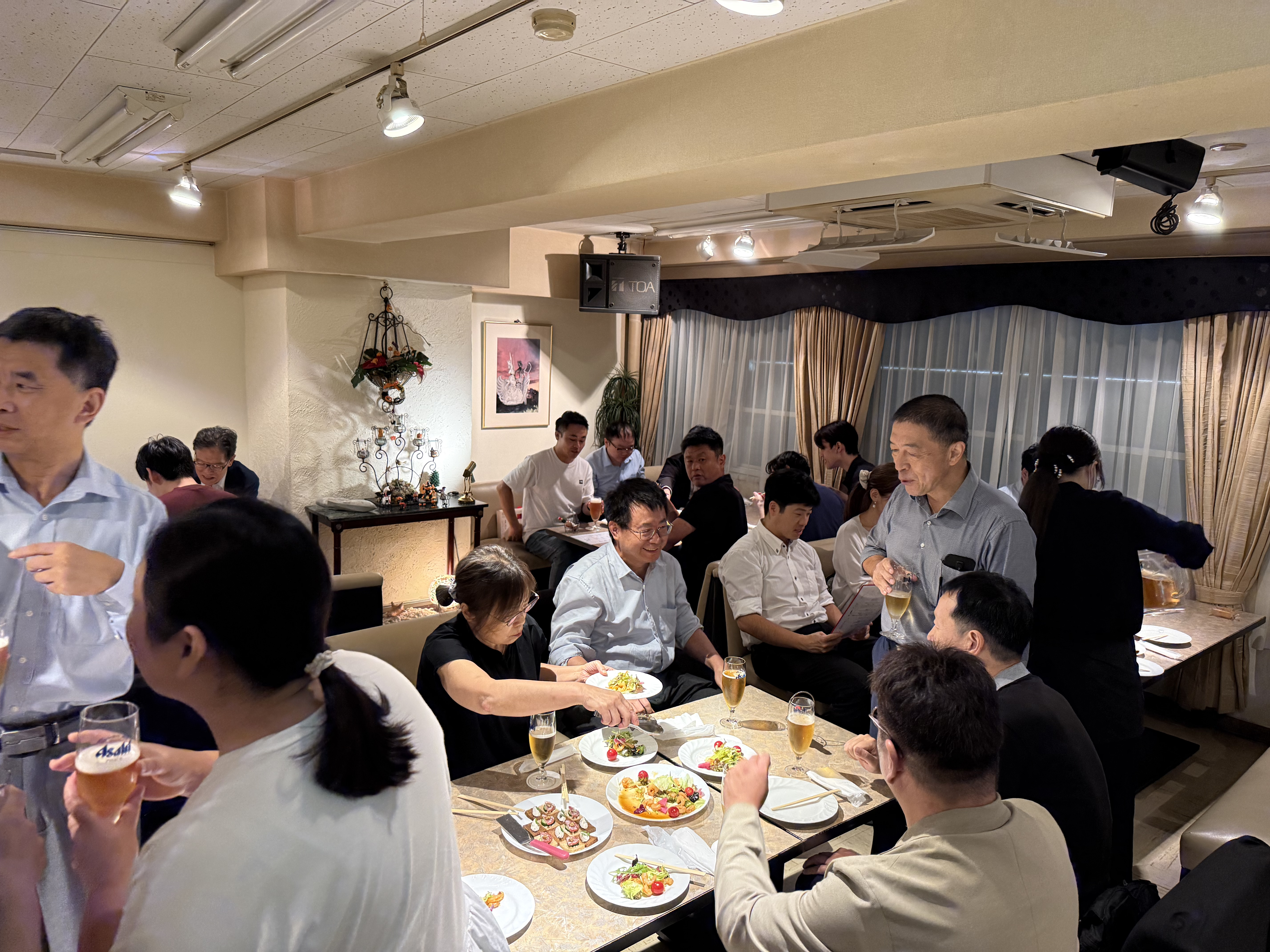 懇親会
